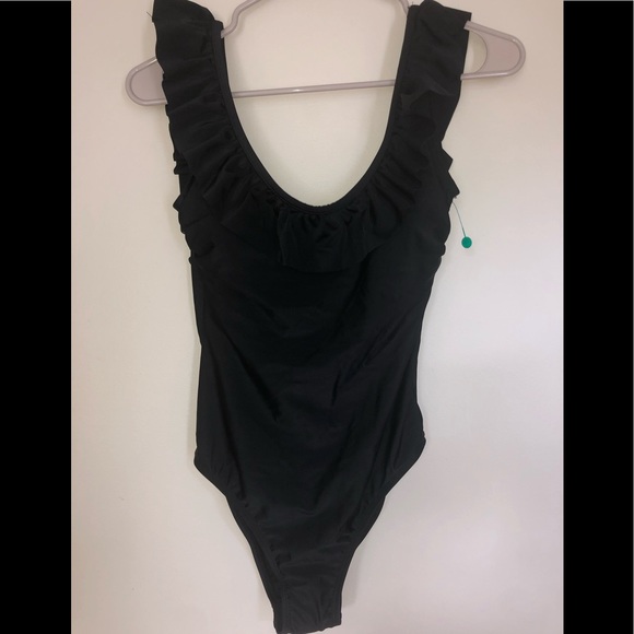 ONE PIECE SWIMSUIT RUFFLE DETAILS SUGAR COAST NWOT - Picture 4 of 8